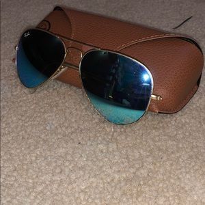 Blue Lens Ray Bans